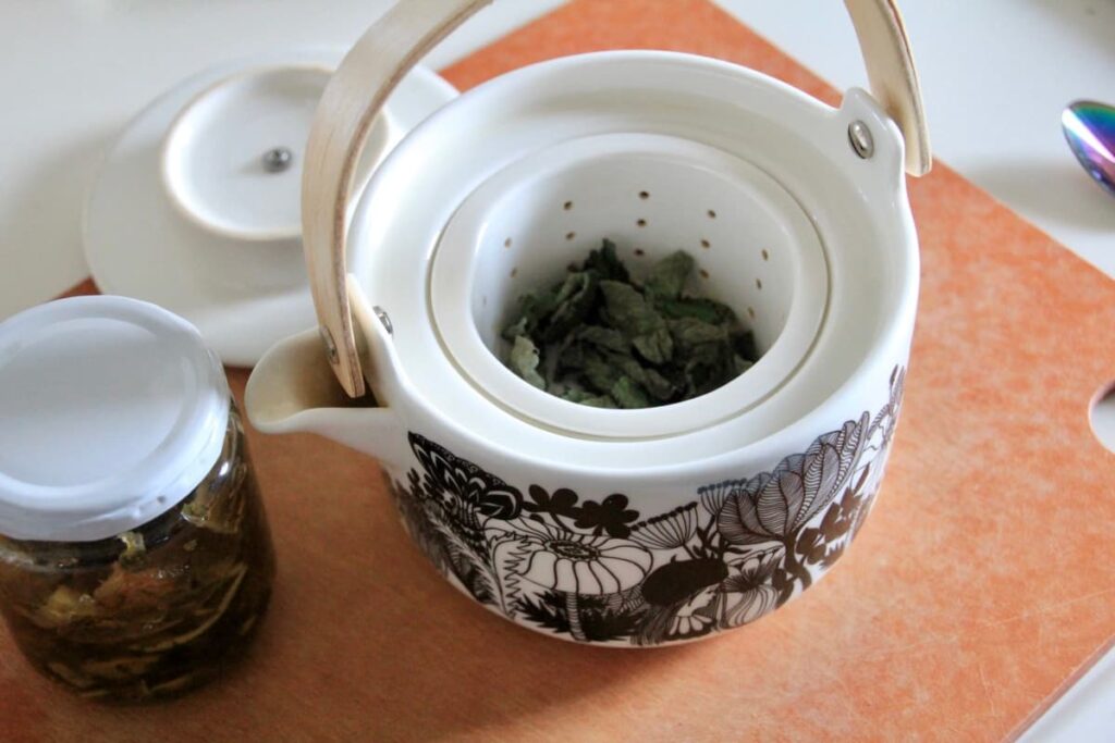 ミントティーのレシピ